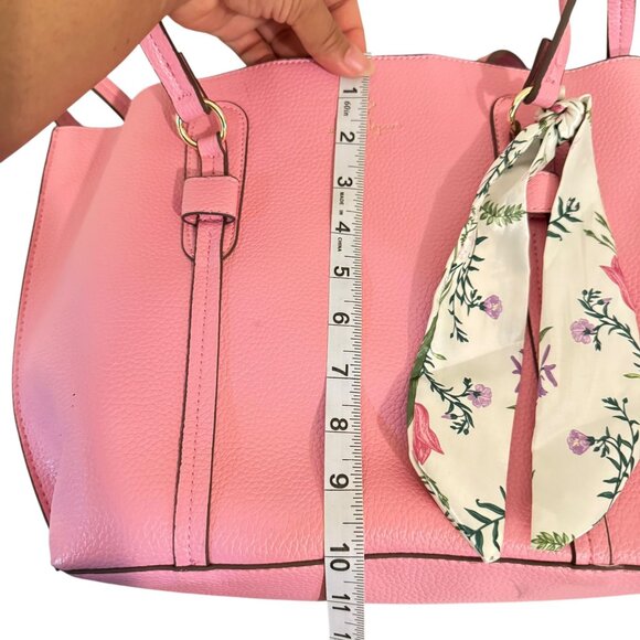 Nanette Lepore Women's Pink Leather Shoulder Bag - Picture 6 of 13